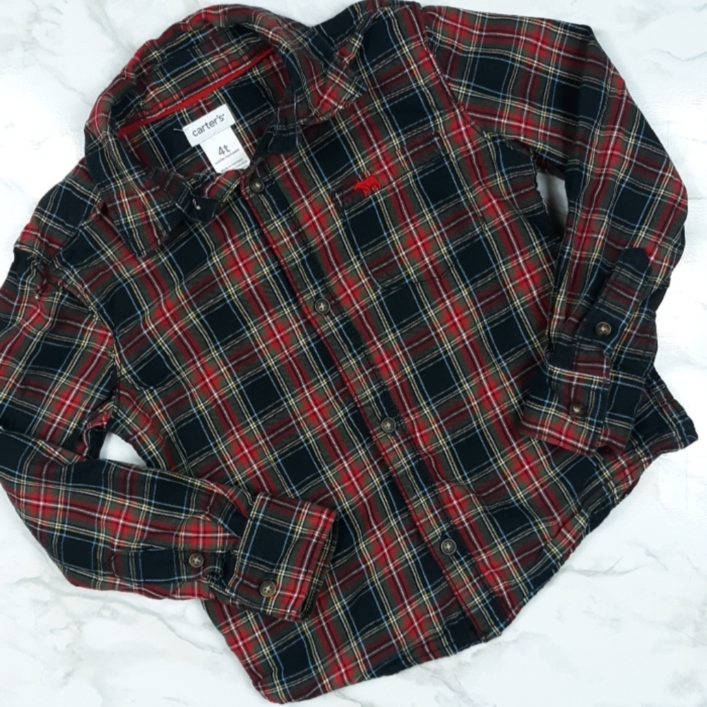 Carter's flannel print 🌲